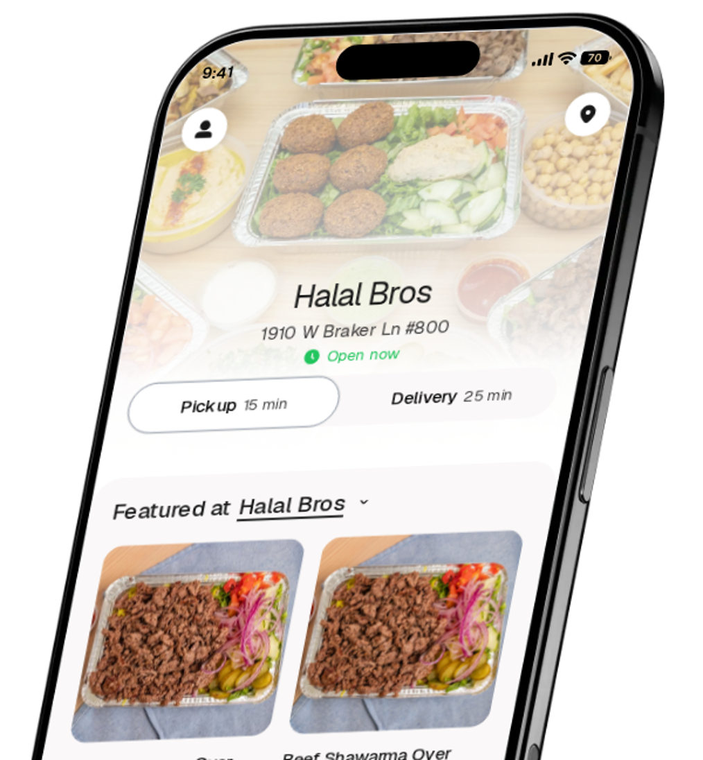 Halal Bros app preview